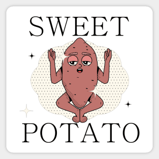 Hand Drawn Sweet Potato Fun Sticker